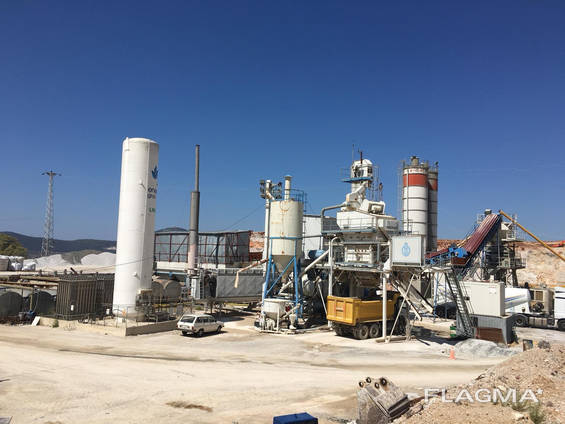 Used Benninghoven MBA 160 t/h Mobile Asphalt Plant, 2008