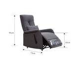 Italian-Style Capsule Sofa Single Leisure Sofa Living Room Household Manual Function Chair