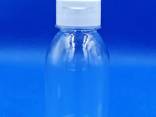 Plastic Bottle PET 120ml with Flip-Top Сap - фото 2