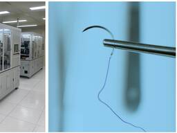 Surgical sutures production machines